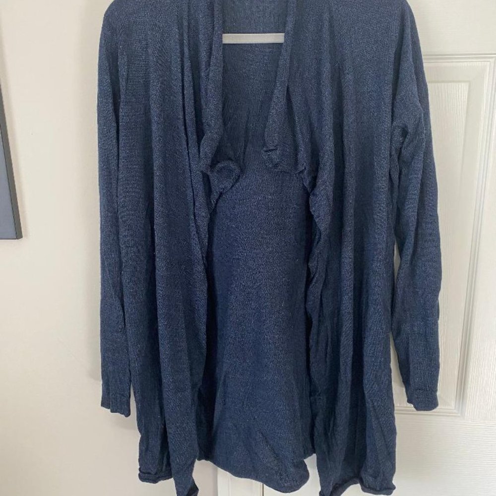 Theory Cardigan - Navy